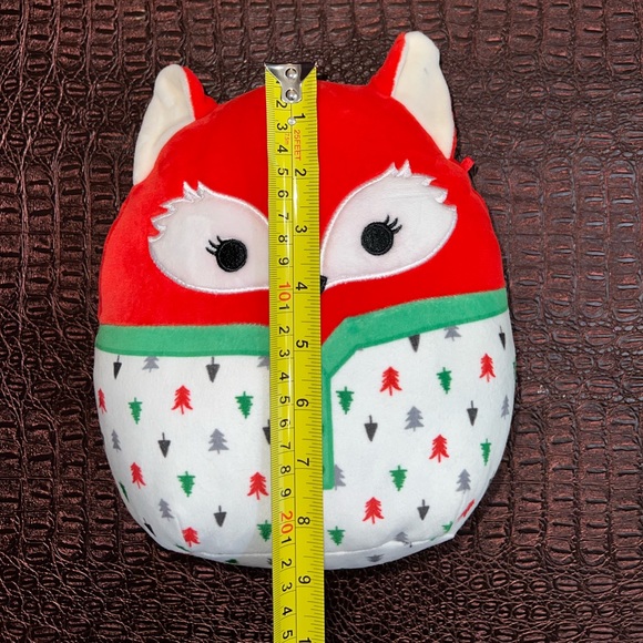 Squishmallow 8" Lexi the Fox in Pajamas Kellytoy Soft Plush Christmas 2021 - Picture 2 of 4